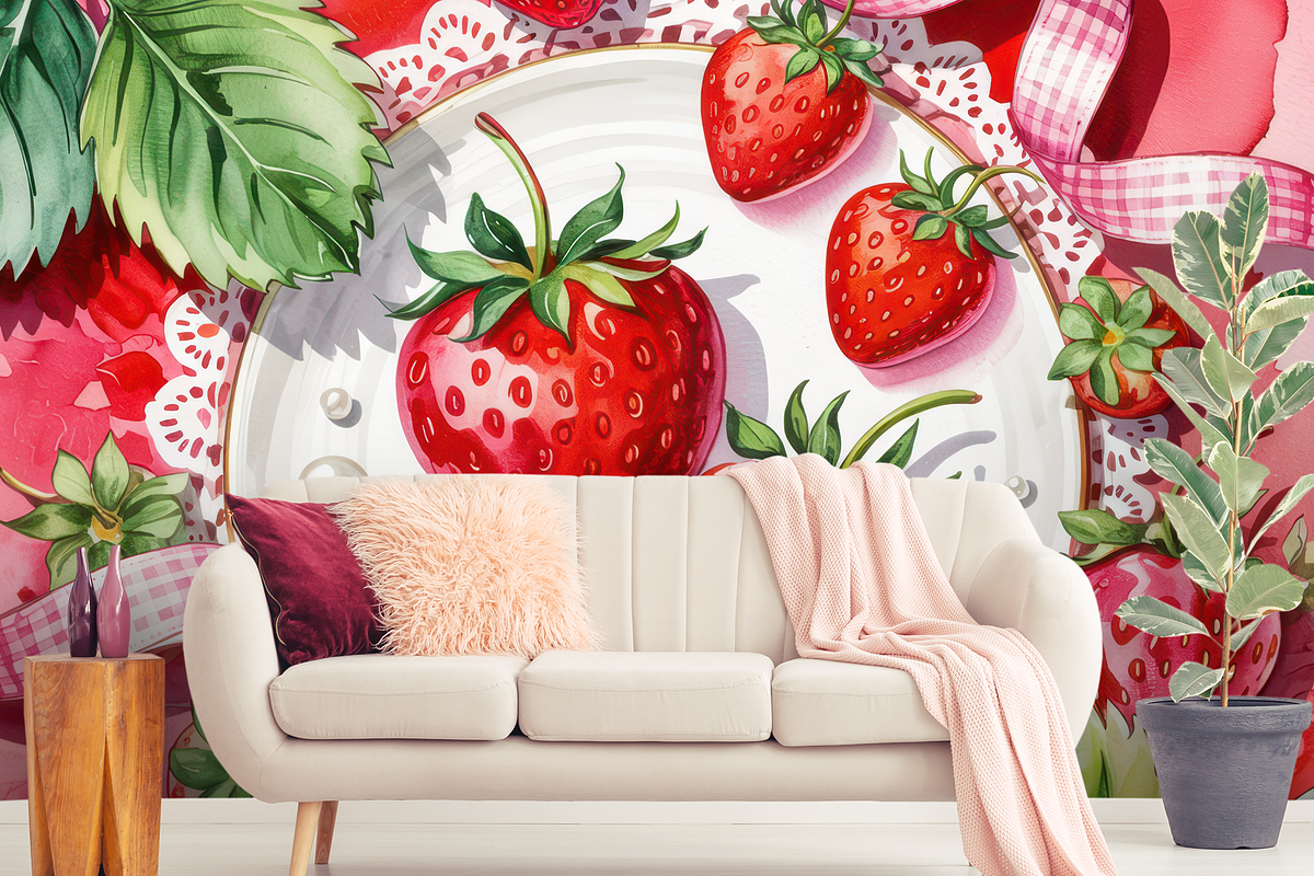 Strawberry Dreams, a Background Graphic by Curve Design (Photo 6 of 7)