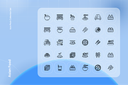 Asian Food Icon Set, an Outline Icon by Nathaya Studio (Thumbnail 2 of 2)