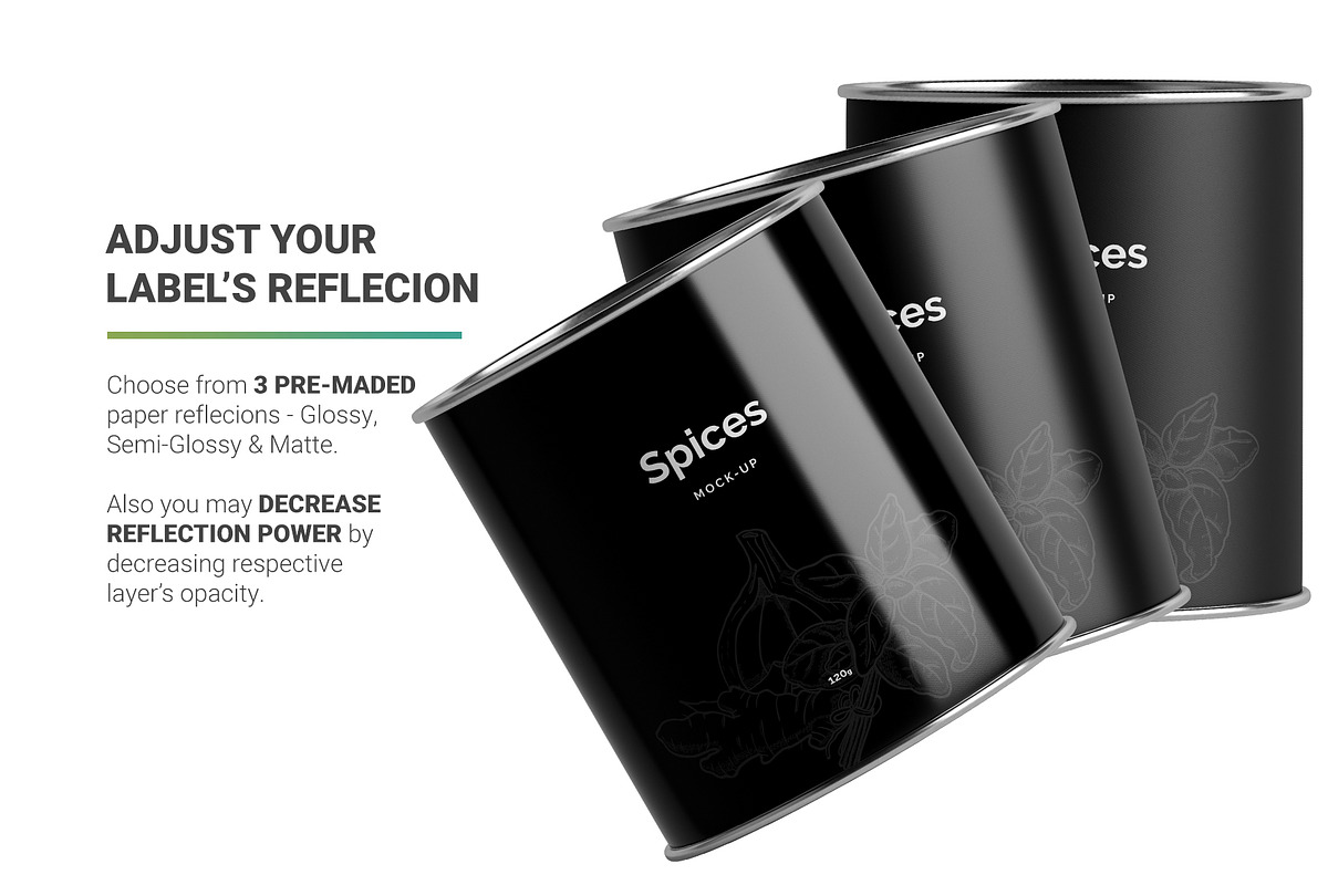 Spices Jar Mockup, a Packaging Mockup by AY Mock-Ups (Photo 7 of 12)