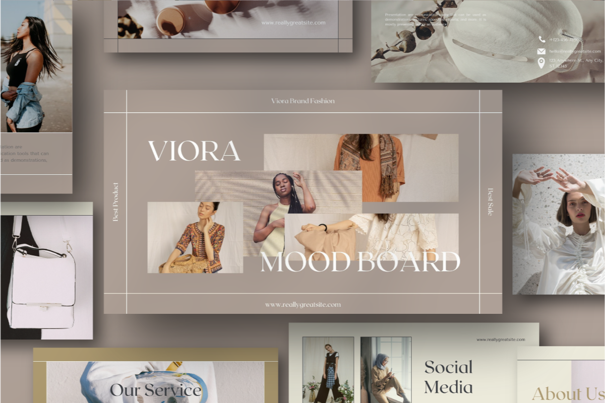Viora Brand - Canva Presentation, a Presentation Template by Inkofert (Photo 2 of 9)