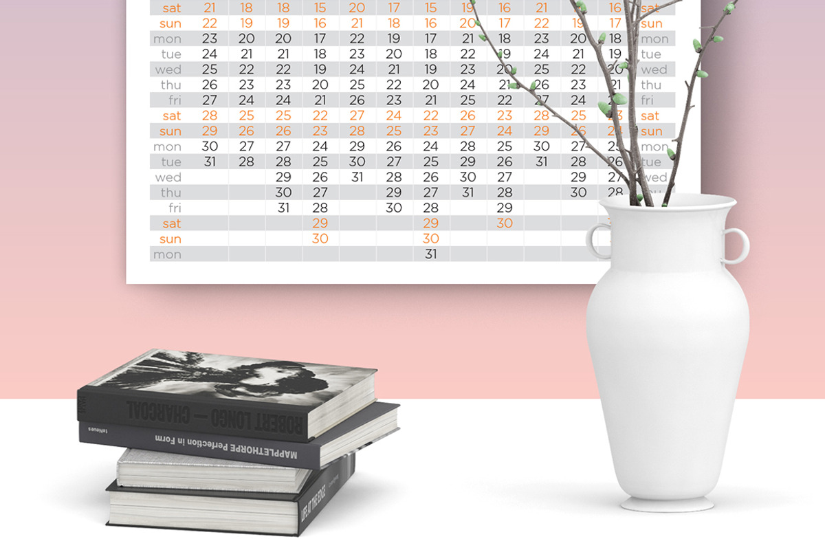 Calendar 2017 Poster, a Stationery Template by Urazovsky Design (Photo 1 of 2)