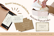 Beauty Thank You Cards Templates, a Card Template by Hell Yeah Designs (Thumbnail 5 of 6)