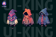 VECTOR MAGE ROBES UI, a Person Illustration by UI-KING (Thumbnail 2 of 4)