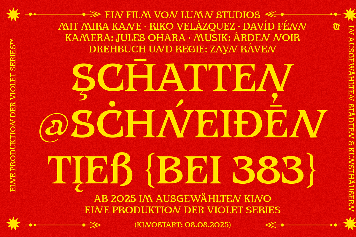 UT Shadigo - A Sharp Display Font, a Serif Font by Universitype (Photo 4 of 14)