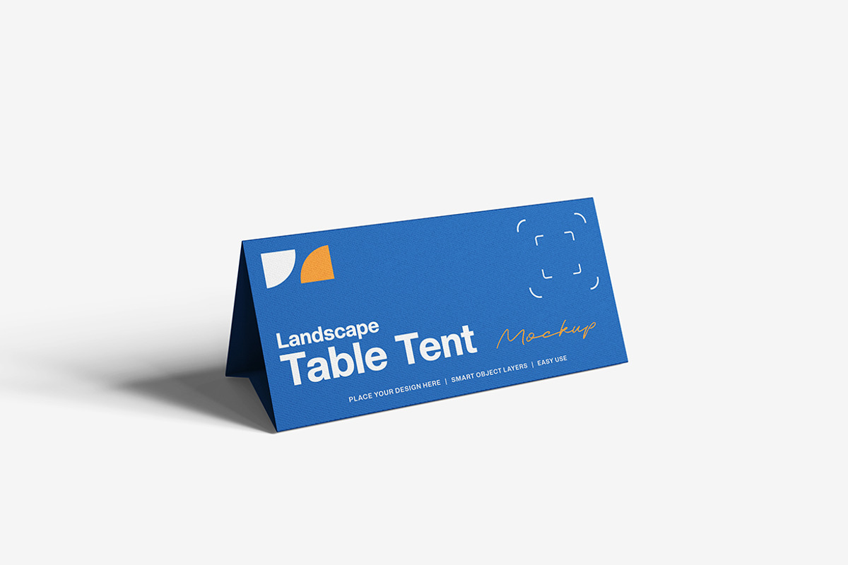 Landscape Table Tent Mockup, a Product Mockup by Indah (Photo 6 of 6)