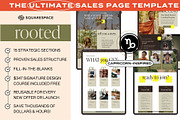 Rooted Squarespace Sales Template, a Squarespace Template by The Humanista Co. (Thumbnail 1 of 3)