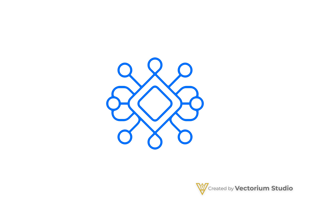 Diamond Network Abstract Logo, a Branding & Logo Template by Vectorium Studio (Photo 5 of 16)