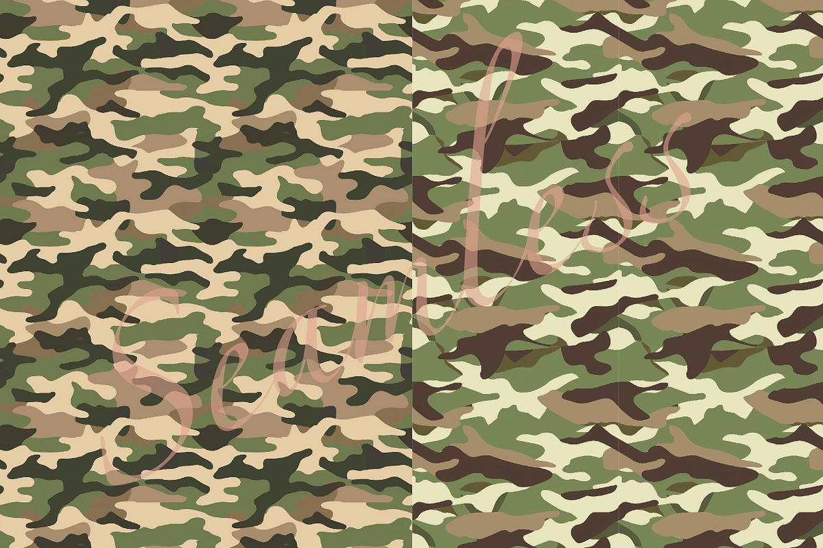 Duck Camo Seamless Patterns, a Pattern Graphic by DreamCafeArt (Photo 5 of 5)