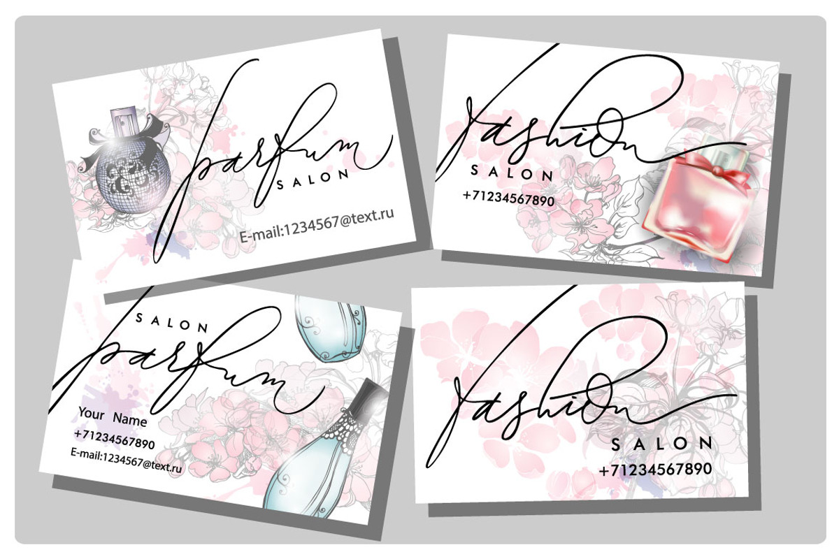 Set of Makeup artist business card., a Card Template by Gulnara Khadeeva (Photo 2 of 4)