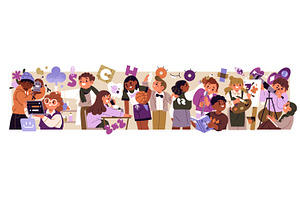 Back to school banner with kids, an Education Illustration by PaperTrident
