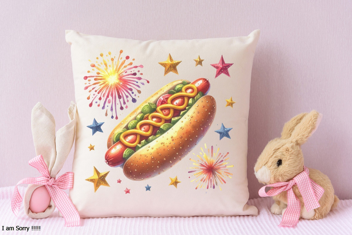 4th of July Fast Food Sublimation, an Illustration by RobertsArt (Photo 7 of 7)