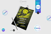 Pickleball Flyer Template, a Flyer Template by Aam360 (Thumbnail 2 of 3)