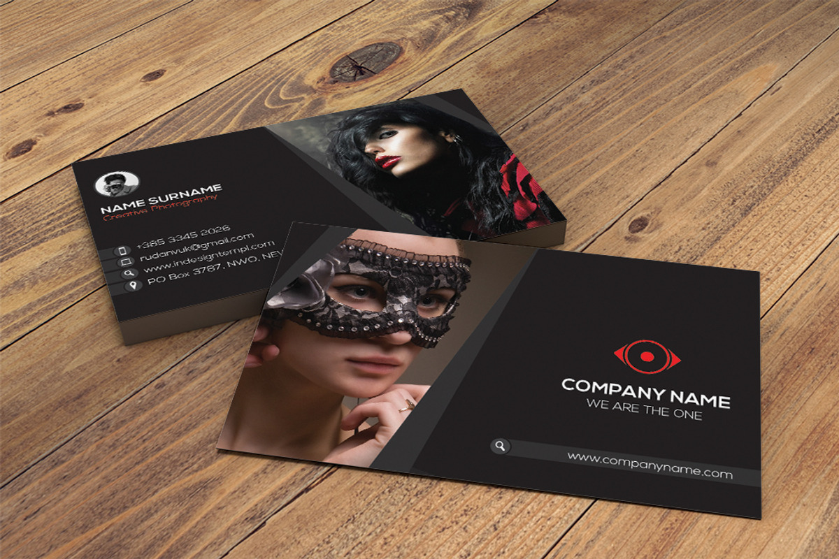 Business Card - Photo - horizontal, a Business Card Template by RudanStudio (Photo 5 of 5)