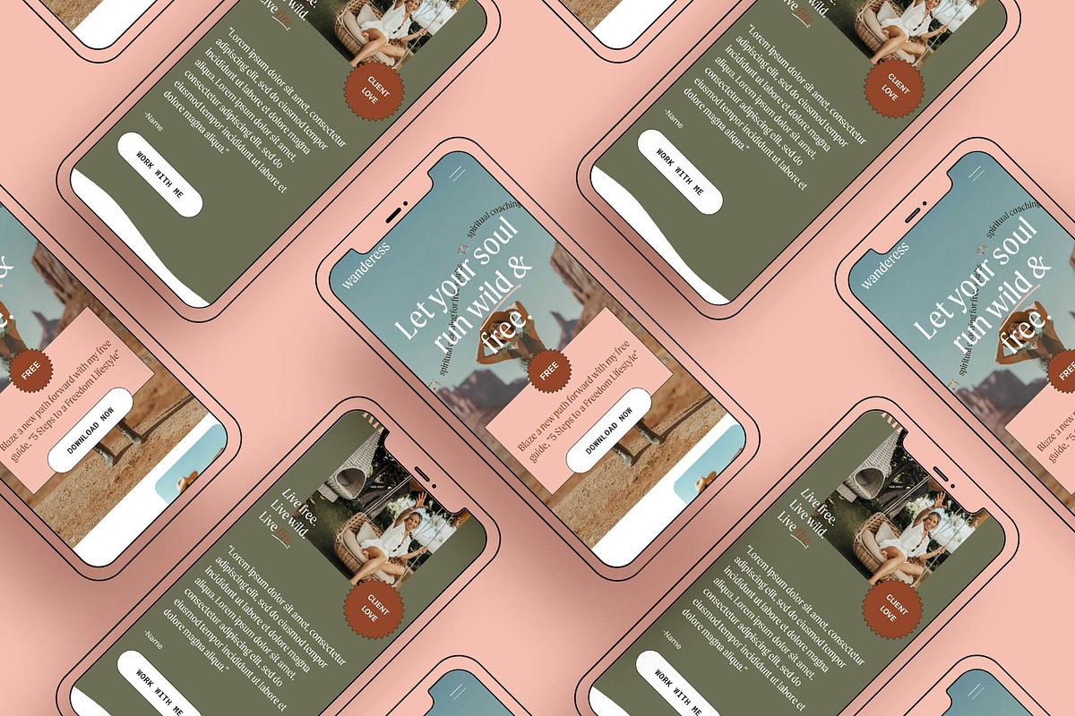 Wanderess Squarespace Site Template, a Squarespace Template by The Humanista Co. (Photo 4 of 12)