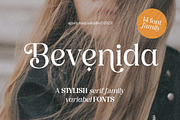 Bevenida - A Modern Stylish Serif, a Serif Font by agnyhasyastudio