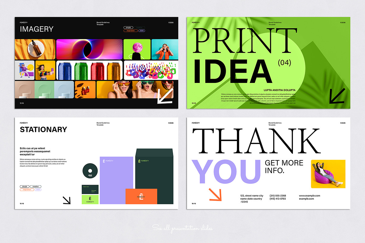 Brand Identity Guidelines Template, a Presentation Template by TemplatesForest (Photo 5 of 5)