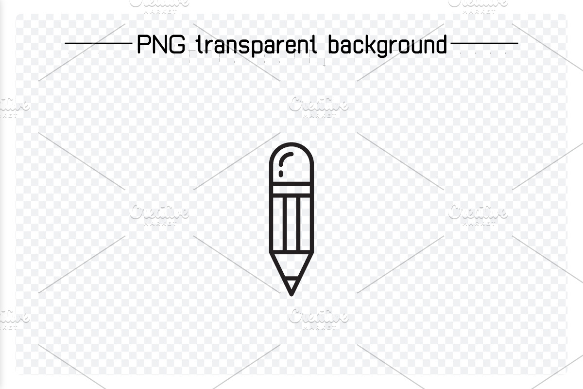 Pen and Writing Tools Icons Set, an Outline Icon by Designfour (Photo 2 of 7)
