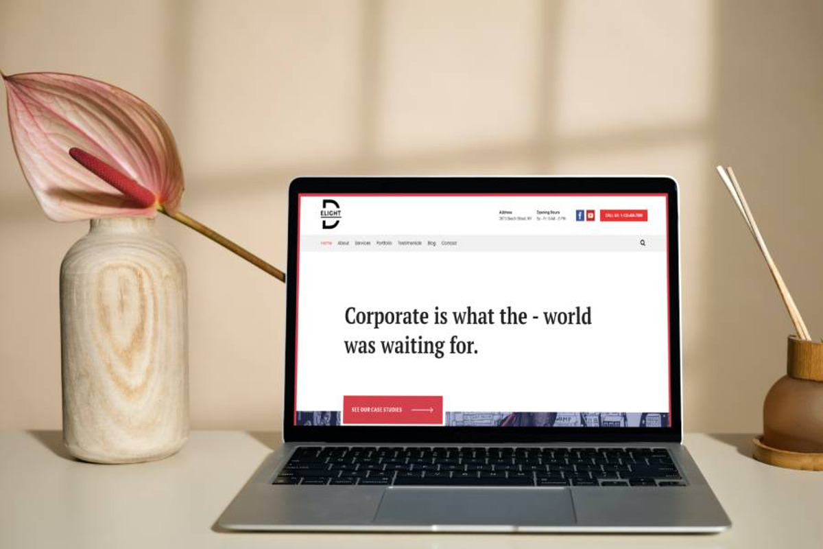 Corporate Business WordPress Theme - Delight preview 2