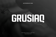 Grusiaq, a Font by garismantra (Thumbnail 1 of 4)