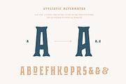 Bourbon House font + Vintage Frames, a Serif Font by Andrey Sharonov (Thumbnail 10 of 12)
