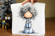 Happy New Year Girl Clipart, an Illustration by Rose Art (Thumbnail 6 of 7)