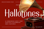 Hallotones - Logo Font, a Serif Font by RockboyStd (Thumbnail 1 of 12)