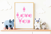 Pretty Flowers Font, a Script Font by Cutie_Kate_Studio (Thumbnail 10 of 11)