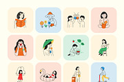 Summer Illustration Art Set, a Seasonal Illustration by Vectors Market (Thumbnail 8 of 8)