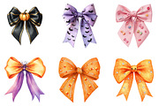 Halloween Coquette Bow Clipart Bundl, an Illustration by DreamArtGraphic (Thumbnail 3 of 5)