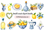 Amalfi Coast Clipart Bundle, a Decorative Illustration by Anca Digital Vibe (Thumbnail 1 of 10)