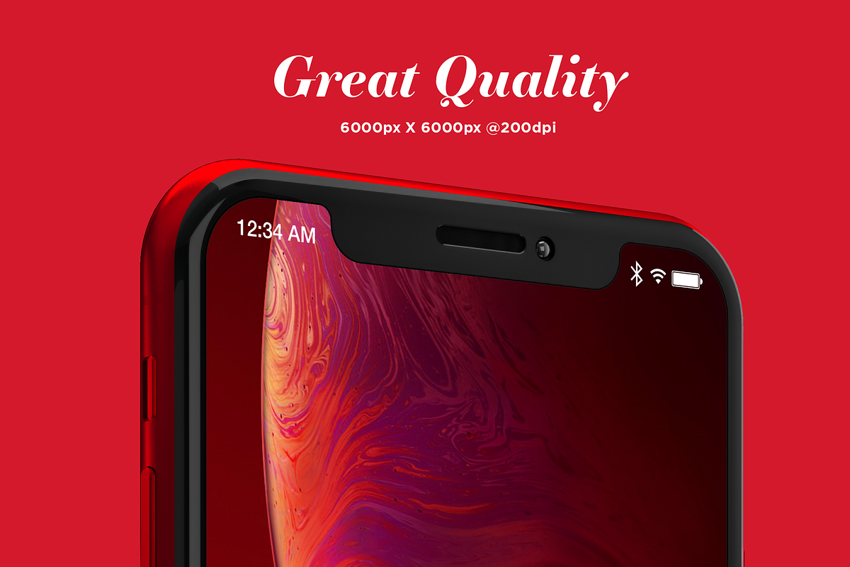 iPhone XR Design Mockup, an iPhone Mockup by illustrated (Photo 5 of 8)