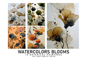 Watercolor Blooms, a Decorative Illustration by Digital Art Creations (Thumbnail 2 of 6)