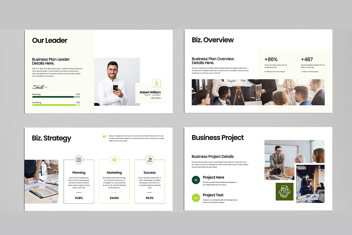 Business Plan Presentation Template, a Flyer Template by MightyDesign (Photo 4 of 8)