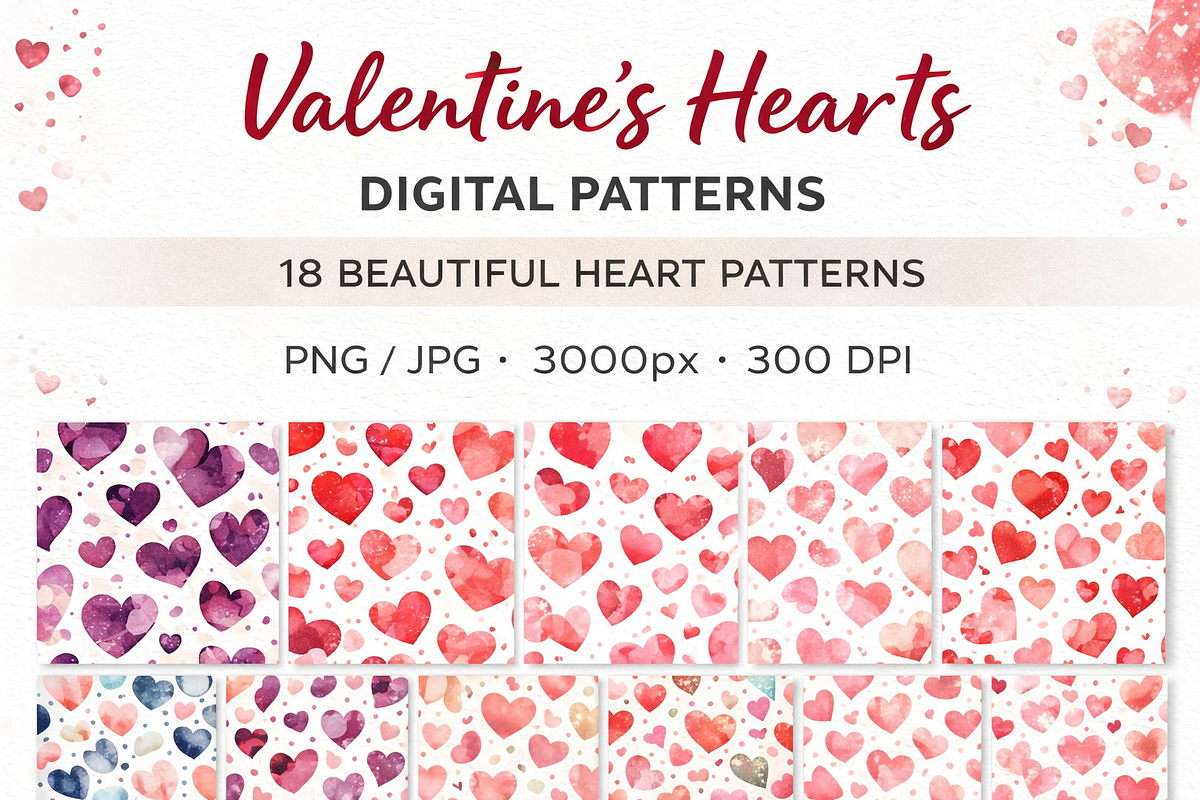 Valentine Scene Builder Kit, a Seasonal Illustration by Daffodil Dream Studio (Photo 6 of 11)