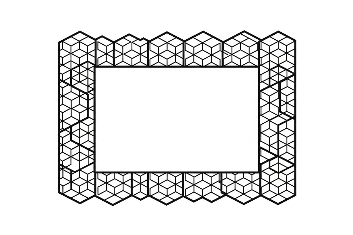 Polygon Frame & Label Bundle, an Illustration by Creativeshirt (Photo 38 of 51)