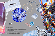 3D Glass & Chrome Collage Pack, an Object Graphic by Anzhelika (Thumbnail 2 of 10)