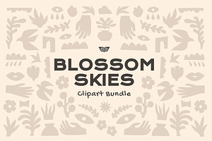 Blossom Skies Clipart Bundle