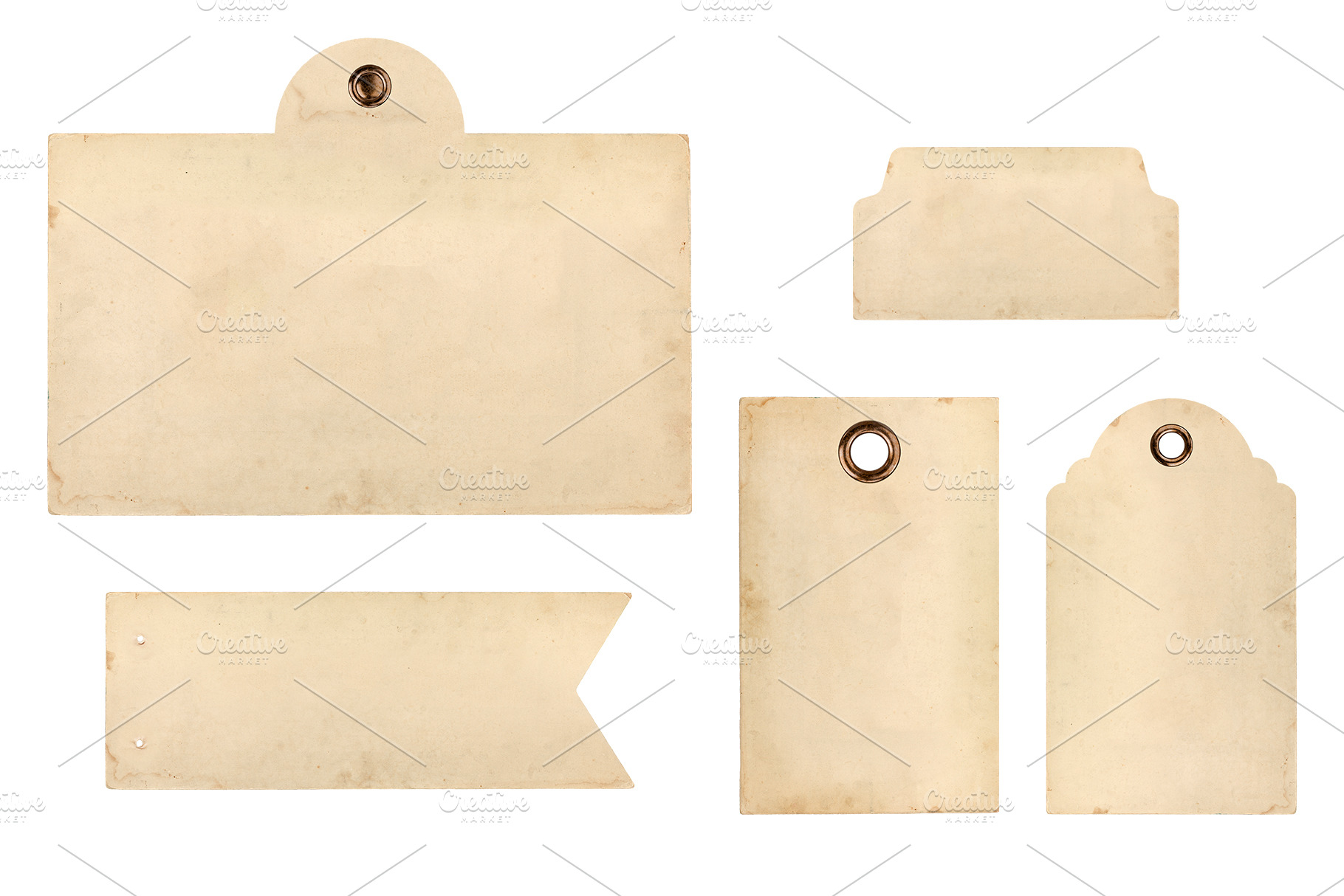 Vintage Paper Stationery Elements, a School & Education Photo by jessicamdesign