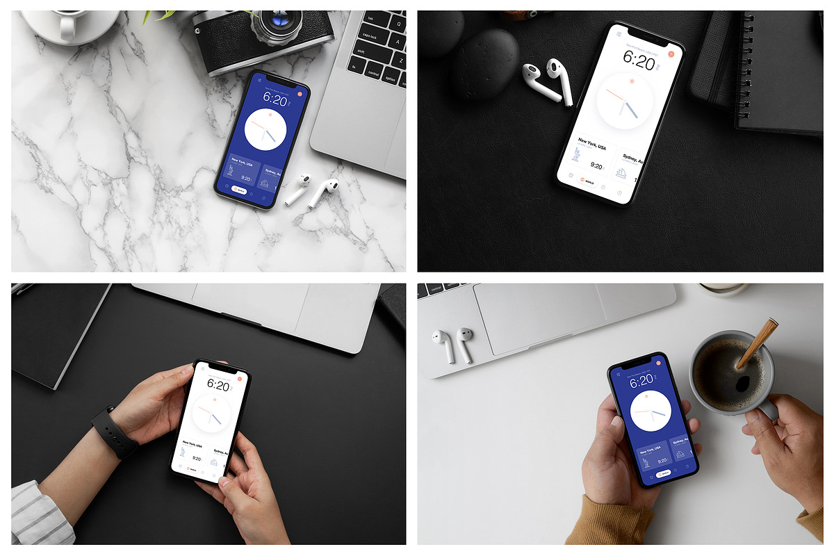 iPhone Mockups Pack, an iPhone Mockup by Mr.Mockup™ (Photo 9 of 13)