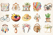 Boho Summer Collection, an Illustration by Libby Wishes (Thumbnail 2 of 6)