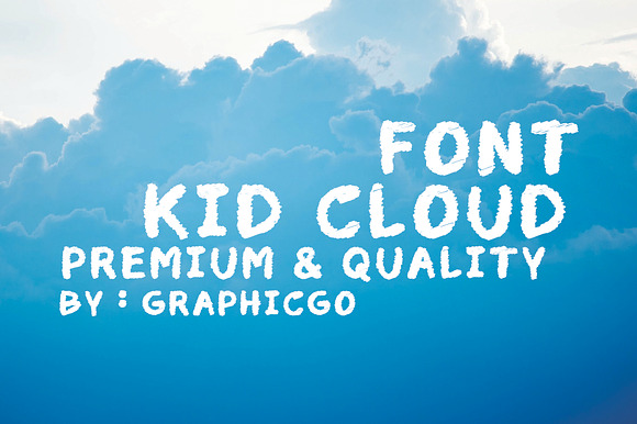 Kid Cloud Font preview 4