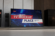 TV Screen Mockup, a Wearable Device Mockup by bimockup (Thumbnail 5 of 6)