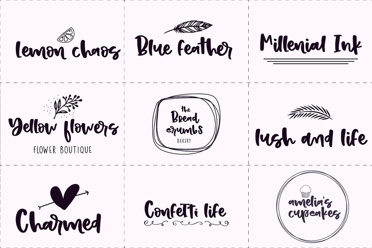 StrawberryShortcake LOGO KIT + Bonus, a Branding & Logo Template by theinkaffair (Photo 6 of 13)