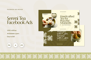 Sereni Tea - Facebook Ads, a Social Media Template by Fannan Studio