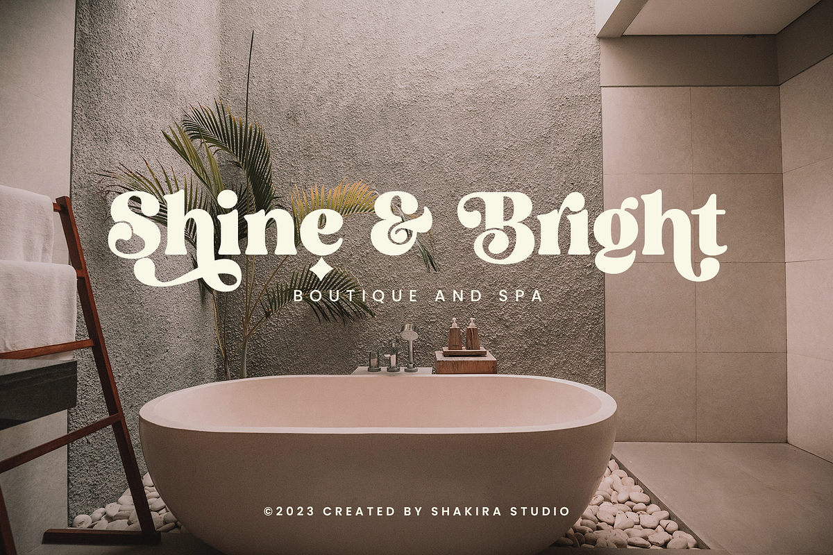 Pink Sunset - Retro Serif, a Serif Font by Shakira Studio (Photo 5 of 10)