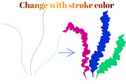 Seaweed pattern brushes for AI, a Brush Add-On by SHMEL_Studio (Thumbnail 4 of 6)