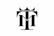 Monogram Letter MT TM Crown Logo, a Branding & Logo Template by Buqancreative (Thumbnail 1 of 2)