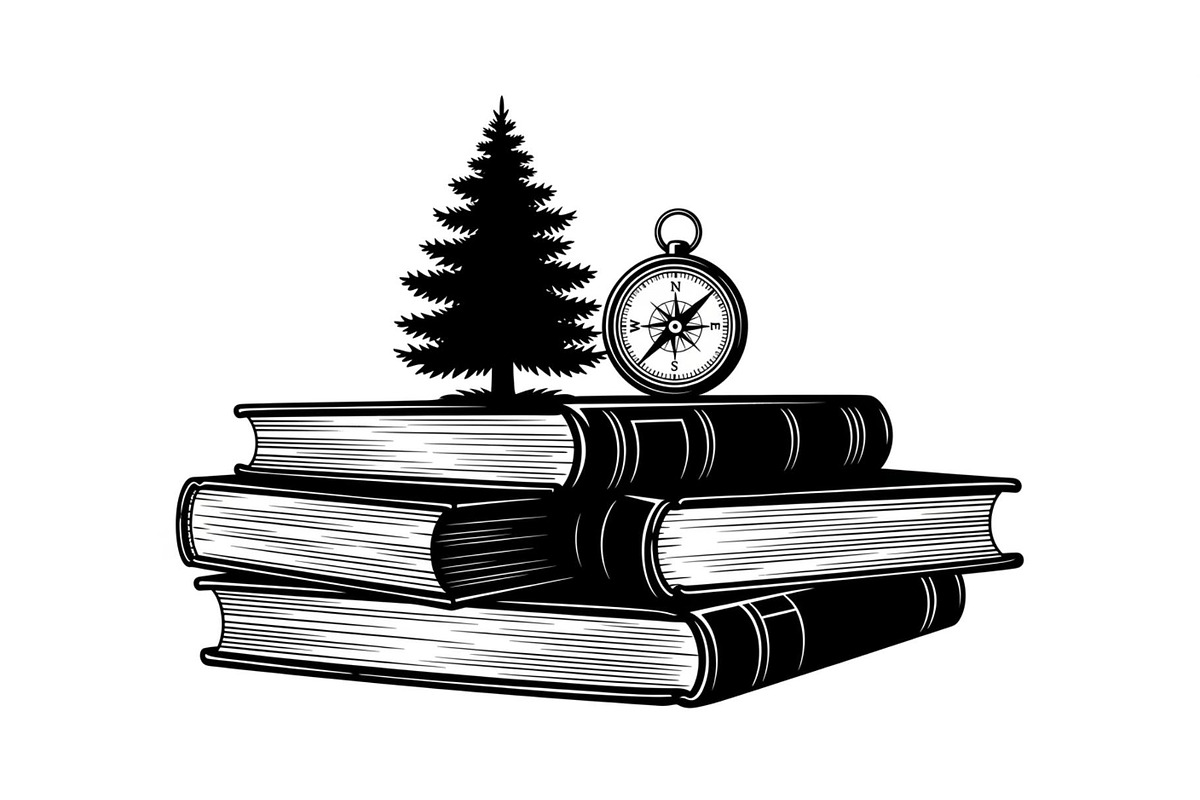 Vintage Book Stack Adventure Bundle, an Illustration by Designs_River (Photo 18 of 31)
