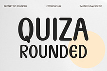 Quiza Rounded Modern Sans Serif Font