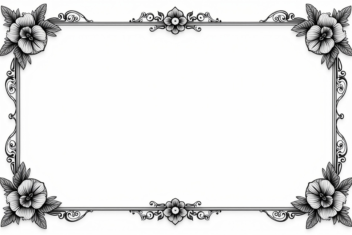 Ornate Frame Vector Set, an Illustration by BIPLOB EXPERT (Photo 7 of 9)